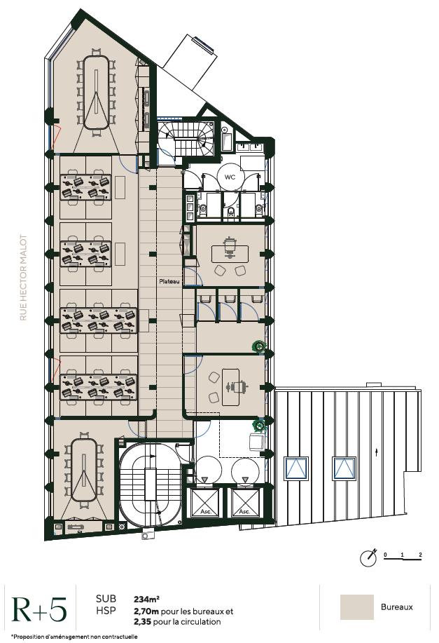 Bureau Paris 1988m² Vente bureau Paris OVBUR2312414 22